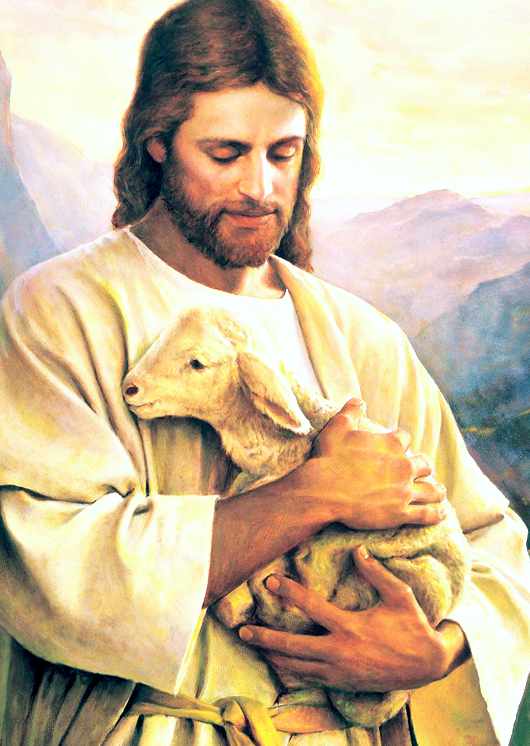 Jésus a cet « art divin » d'aimer. Il aime tout homme, et même ses ennemis. en les servant au prix de sa vie.... Jesus-christ-shepherd